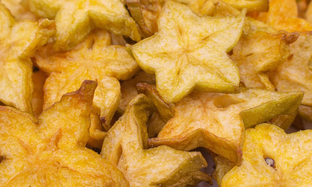 Vacuum Fried Starfruit chips healthy product-1000-600