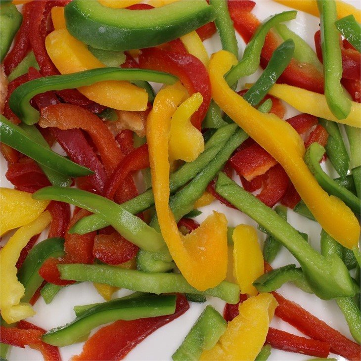 frozen green peppers factory