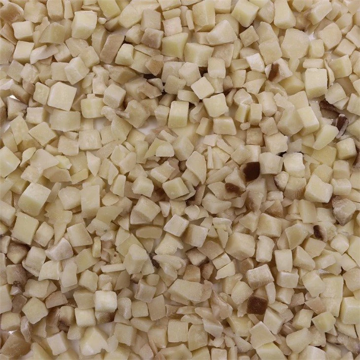Frozen Pleurotus Eryngii dice