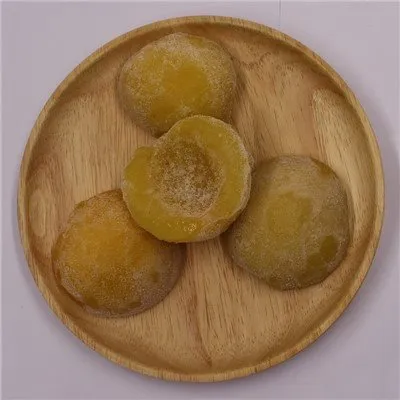 Frozen Yellow Peaches in Halves